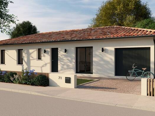 Terrain avec maison neuve à vendre 320 000 € 5 pièces 4 chambres 110 m² 500 m² de terrain Hourcade-Geneste-Le Bourg-Courrejean Villenave-d'Ornon 33140