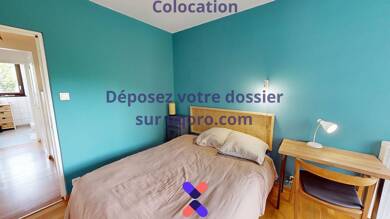Appartement à louer 435 € 5 pièces 4 chambres 90,3 m² 4ème étage Arlequin Grenoble 38100