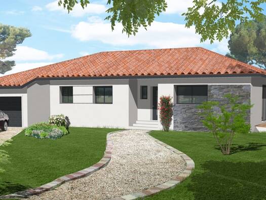 Terrain avec maison neuve à vendre 239 500 € 5 pièces 4 chambres 100 m² 715 m² de terrain Tautavel 66720