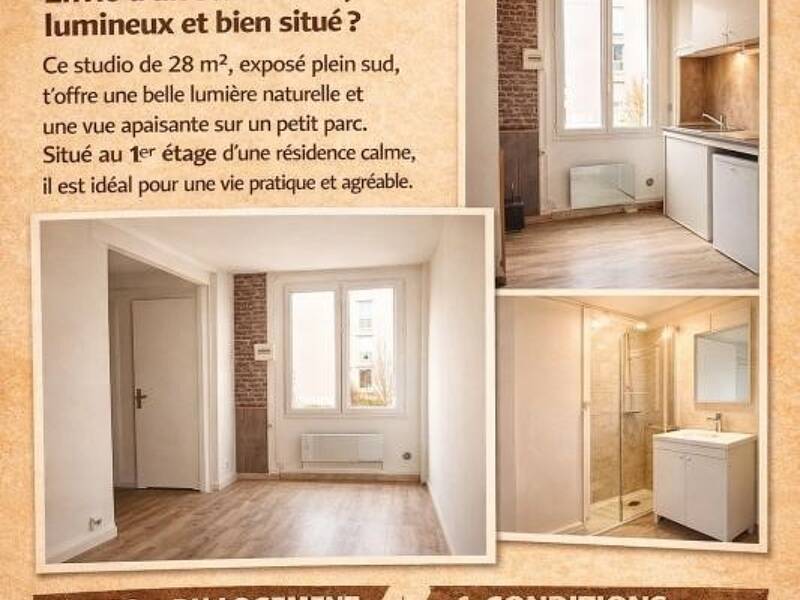 Maison à louer, 28m², SAINT ETIENNE