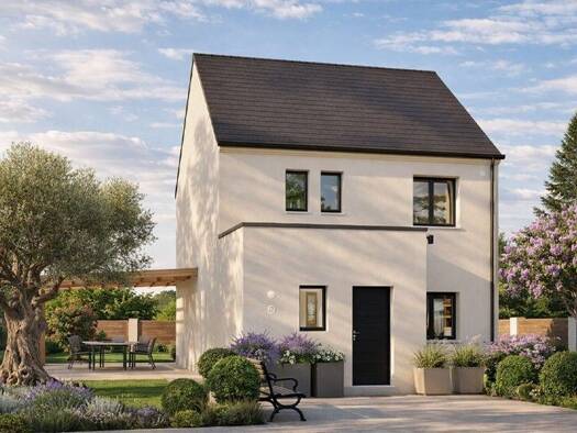 Terrain avec maison neuve à vendre 354 900 € 4 pièces 3 chambres 101 m² 350 m² de terrain Croix-Blanche-Cardinal-Bel Abord Chilly-Mazarin 91380