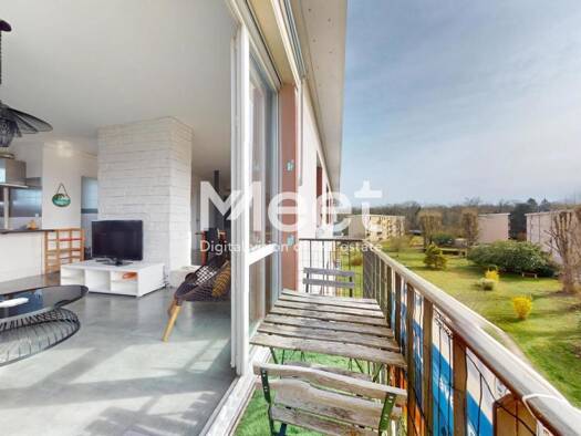 Appartement à vendre 164 900 € 5 pièces 2 chambres 73 m² Étage 3/3 La Rochette 77000
