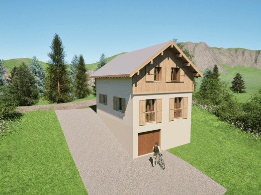 Terrain avec maison neuve à vendre 482 735 € 4 pièces 3 chambres 85 m² 545 m² de terrain Vallouise-Pelvoux 05290