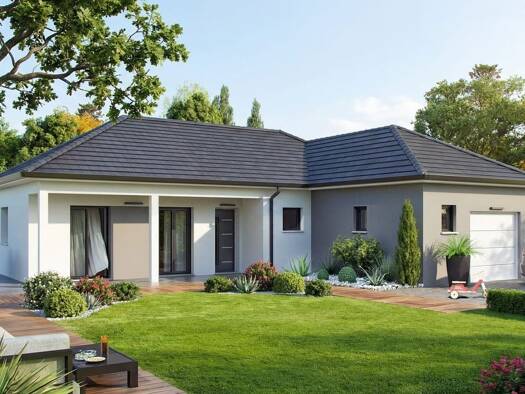 Terrain avec maison neuve à vendre 271 170 € 5 pièces 4 chambres 108 m² 1 100 m² de terrain Essertenne-et-Cecey 70100