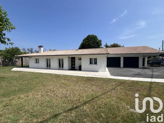 Maison de plain-pied à vendre 360 000 € 5 pièces 4 chambres 113 m² 1 685 m² de terrain Illats 33720