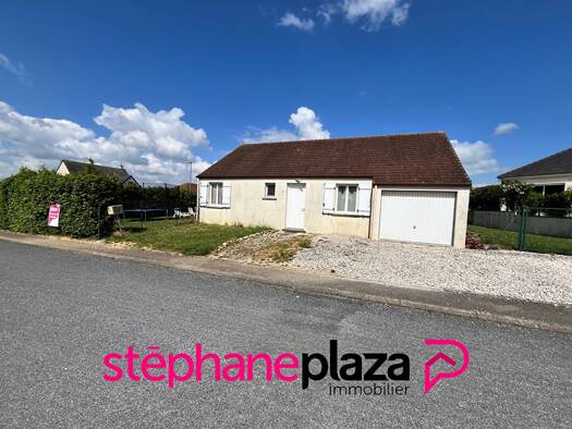Maison de plain-pied à vendre 169 000 € 5 pièces 3 chambres 86 m² 528 m² de terrain Etoges 51270