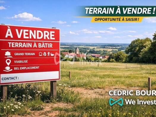 Terrain à vendre - neuf 41 000 € 878 m² de terrain Fond de Givonne Sedan 08200