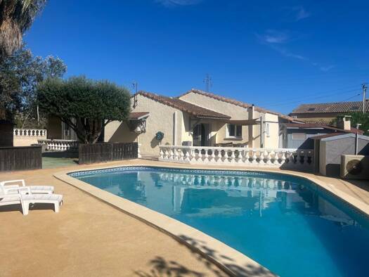 Maison de plain-pied à vendre 419 000 € 4 pièces 3 chambres 97 m² 966 m² de terrain Etangs et Plages Marseillan 34340