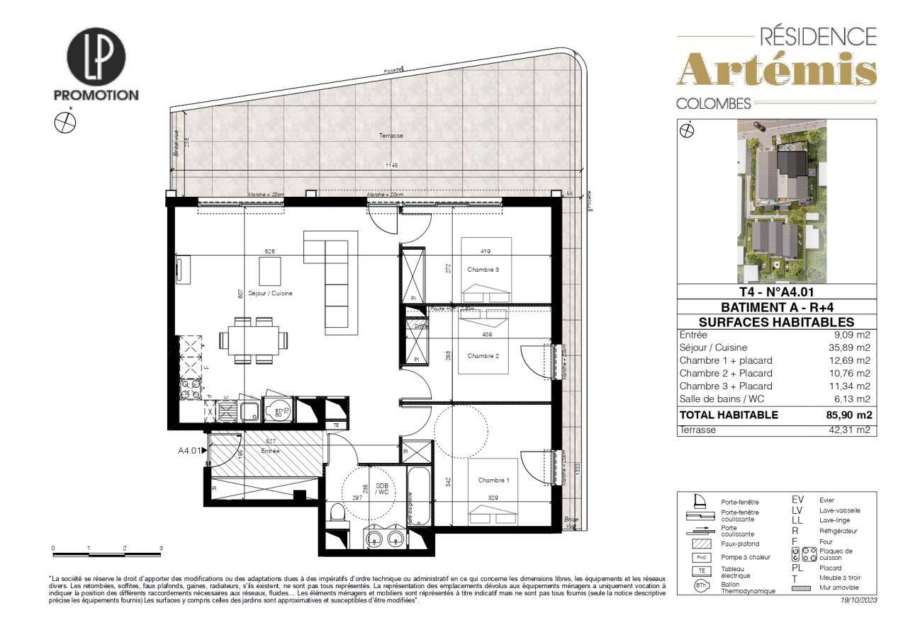 Maison à louer, 86m², COLOMBES