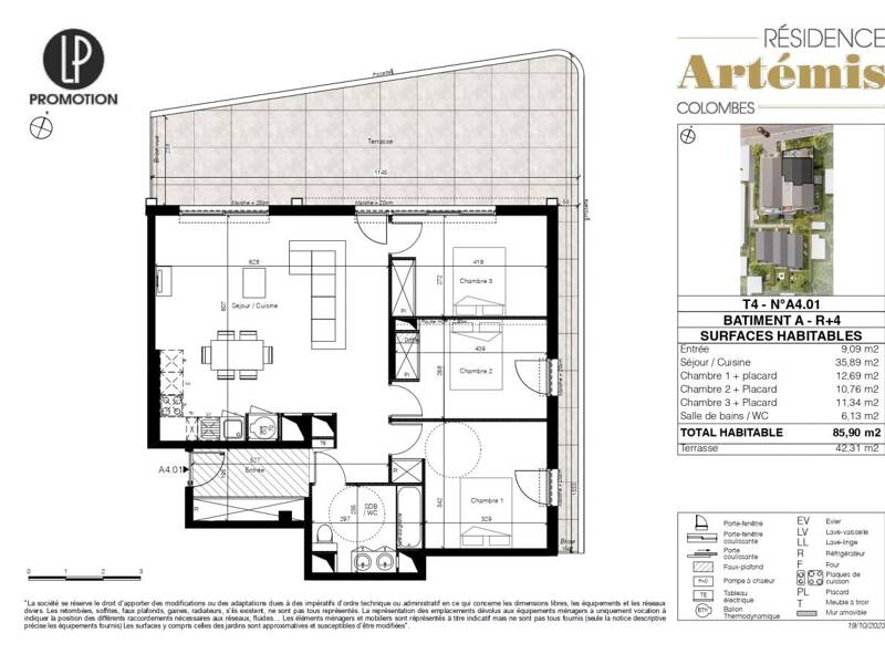 Maison à louer, 86m², COLOMBES