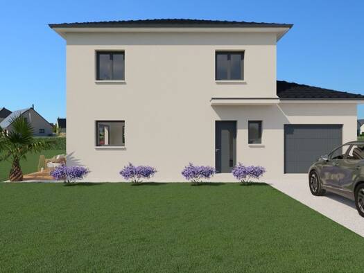 Terrain avec maison neuve à vendre 309 192 € 5 pièces 4 chambres 100 m² 788 m² de terrain Massignieu-de-Rives 01300
