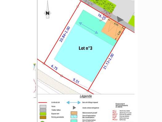 Terrain à vendre - neuf 94 500 € 376 m² de terrain Muzillac 56190