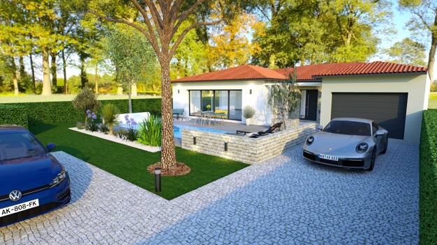 Terrain avec maison neuve à vendre 467 000 € Bel Air-Alaï Francheville 69340