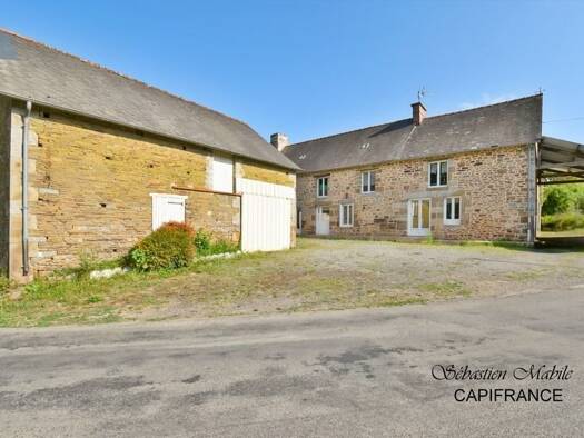 Maison à vendre 129 600 € 3 pièces 1 chambre 72 m² 1 080 m² de terrain Vieux-Viel 35610