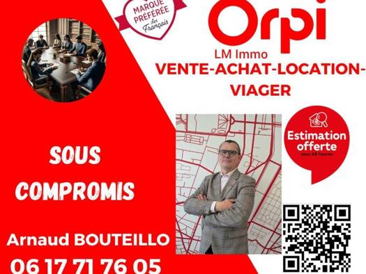 Maison de ville à vendre 159 000 € 3 pièces 2 chambres 90 m² 71 m² de terrain Nord Rivesaltes 66600