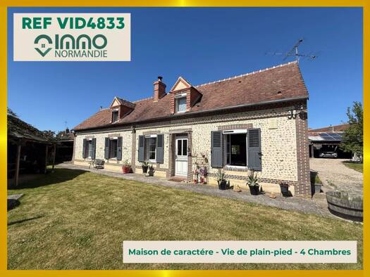 Maison à vendre 279 000 € 8 pièces 4 chambres 145,4 m² La Ferté-Vidame 28340