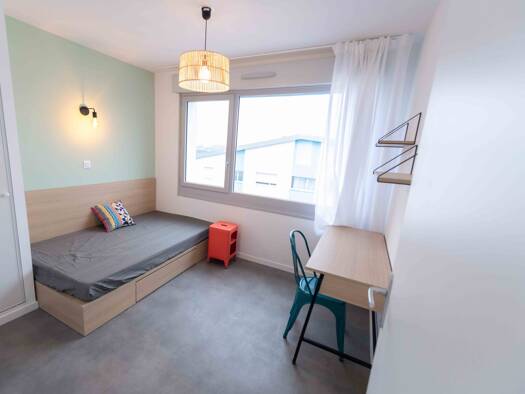Colocation à louer - logement étudiant 625 € 1 pièce 22 m² 5 étages Deux Lions Gloriette Tours 37000