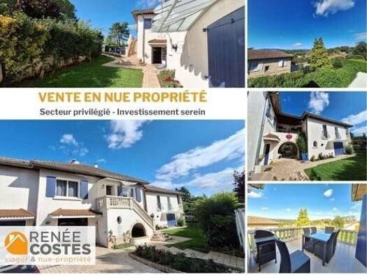 Maison en viager occupé Bouquet 654 300 € 10 pièces 7 chambres 250 m² 1 000 m² de terrain Vourles 69390