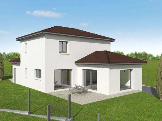 Terrain avec maison neuve à vendre 807 500 € 5 pièces 4 chambres 125 m² 720 m² de terrain Versonnex 01210