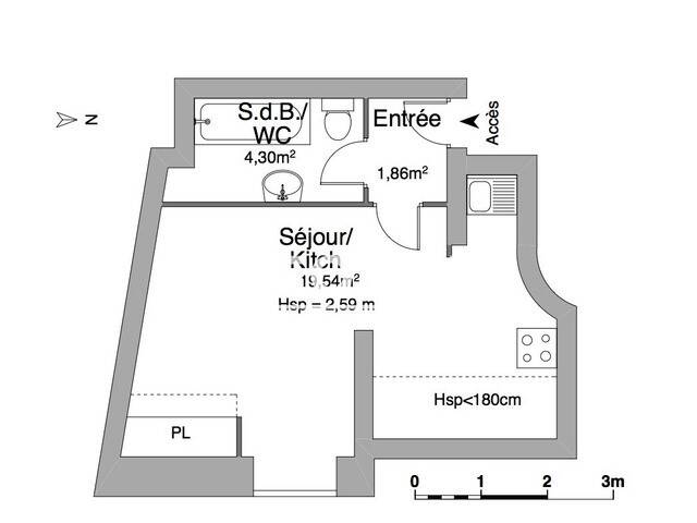 Maison à louer, 26m², RODEZ