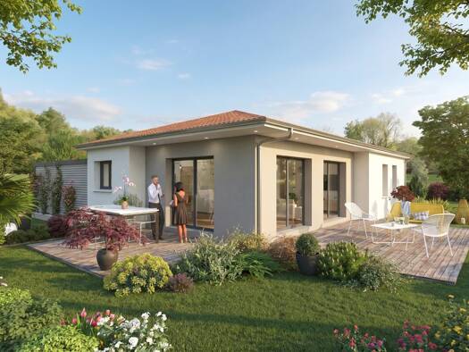 Terrain avec maison neuve à vendre 204 000 € 4 pièces 3 chambres 89 m² 900 m² de terrain Saint-Pierre-Lafeuille 46090