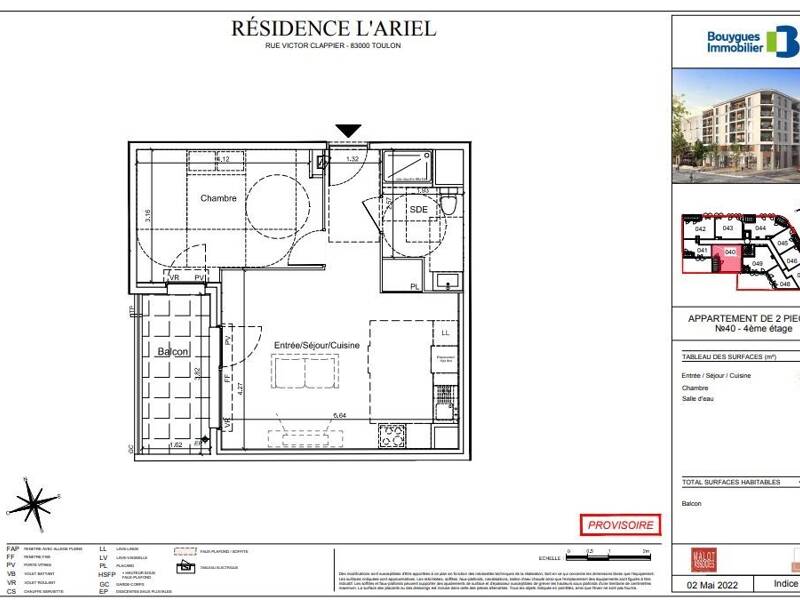 Maison à louer, 45m², TOULON