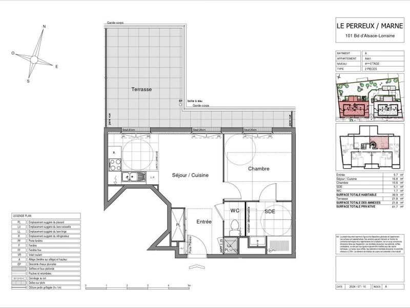 Maison à louer, 40m², LE PERREUX SUR MARNE