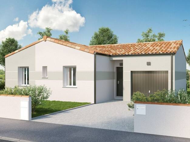 Terrain avec maison neuve à vendre 301 891 € 3 pièces 2 chambres 76 m² 400 m² de terrain Tranche-sur-Mer 85360