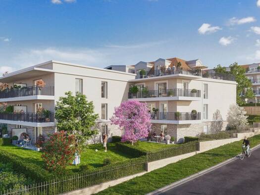 Appartement à vendre - Neuf 212 000 € 2 pièces 1 chambre 38,2 m² 2ème étage Bourg de Saint Thibault Saint-Thibault-des-Vignes 77400