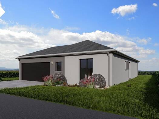 Terrain avec maison neuve à vendre 299 000 € 5 pièces 3 chambres 100 m² 600 m² de terrain Sainte-Barbe 57640