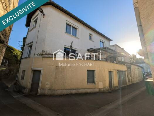 Maison à vendre 120 000 € 4 pièces 3 chambres 90 m² 84 m² de terrain Centre et Est Gond-Pontouvre 16160