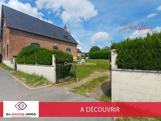 Maison à vendre 106 900 € 5 pièces 4 chambres 142 m² 780 m² de terrain Bernot 02120