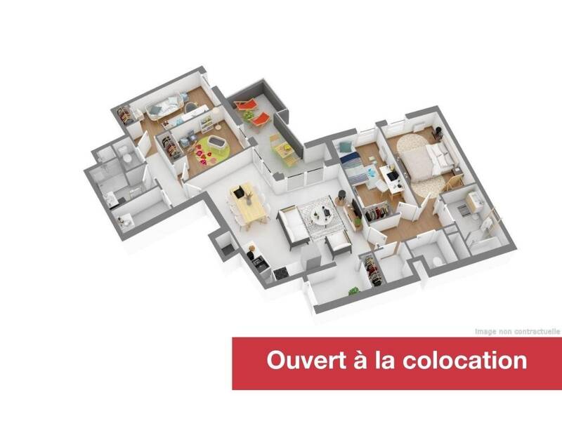 Maison à louer, 94m², TOURS