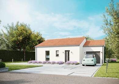 Maison de plain-pied à vendre 246 222 € 3 pièces 2 chambres 63 m² 374 m² de terrain Brem-sur-Mer 85470