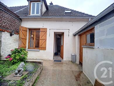 Maison à louer 790 € 3 pièces 1 chambre 48,8 m² 204 m² de terrain Ormoy Villers 60800