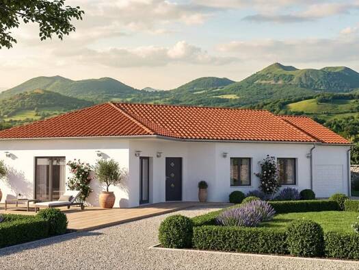 Terrain avec maison neuve à vendre 236 700 € 5 pièces 4 chambres 97 m² 1 300 m² de terrain Borne 43350