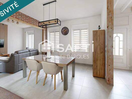Maison à vendre 228 580 € 6 pièces 3 chambres 114 m² 700 m² de terrain Sud Ouest Aire-sur-la-Lys 62120