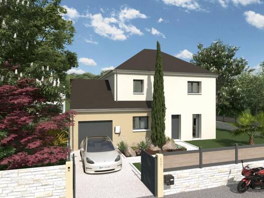 Terrain avec maison neuve à vendre 215 412 € 5 pièces 4 chambres 110 m² 406 m² de terrain Saint-Brandan 22800