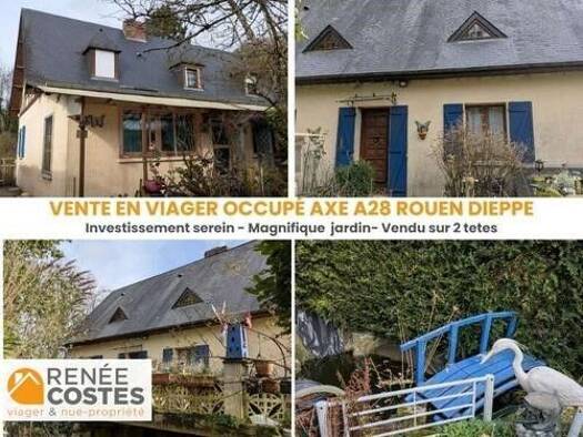 Maison en viager occupé Bouquet 31 150 € 5 pièces 4 chambres 167 m² 1 957 m² de terrain Neufchâtel-en-Bray 76270