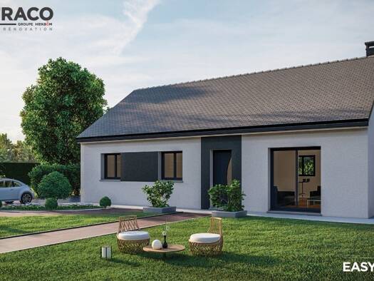 Terrain avec maison neuve à vendre 185 000 € 4 pièces 3 chambres 80 m² 1 000 m² de terrain Ormes 27190