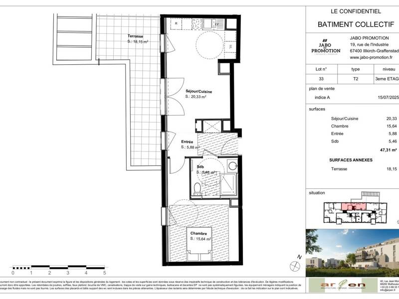 Maison à louer, 52m², STRASBOURG
