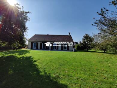 Maison de plain-pied à vendre 264 000 € 5 pièces 3 chambres 105 m² 1 350 m² de terrain Est Yvetot 76190