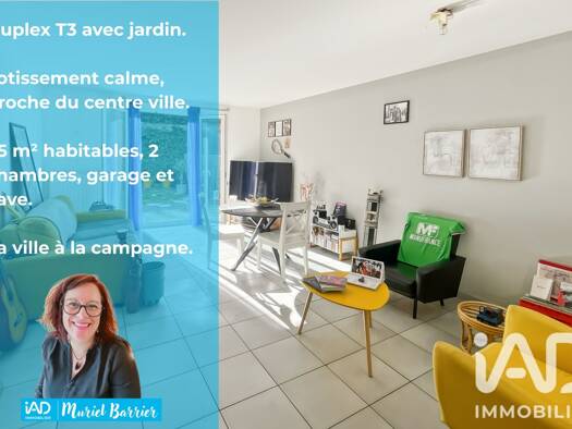 Duplex à vendre 179 000 € 3 pièces 2 chambres 65 m² Étage 1/1 Peripherie Saint-Genest-Lerpt 42530