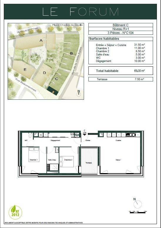 Maison à louer, 69m², MERIGNAC