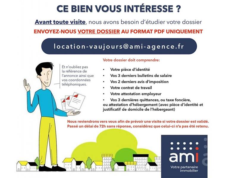 Maison à louer, 67m², VAUJOURS