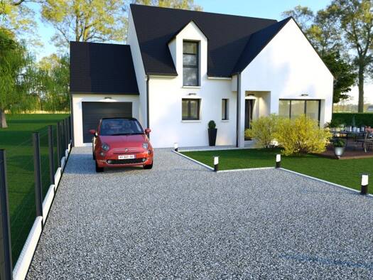 Terrain avec maison neuve à vendre 263 800 € 5 pièces 4 chambres 110 m² 1 350 m² de terrain Tendu 36200