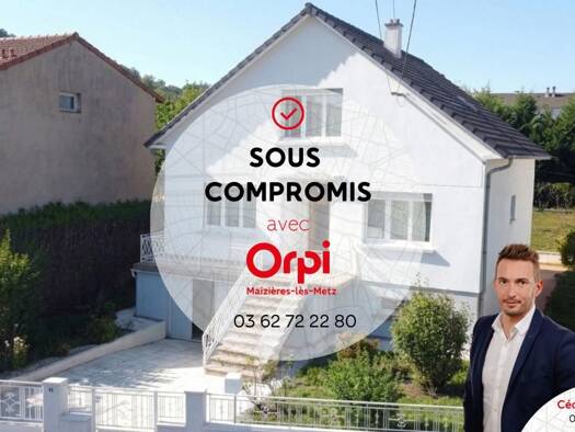 Maison à vendre 259 000 € 5 pièces 3 chambres 110 m² 647 m² de terrain Chantereine-Petit Moulin Rombas 57120