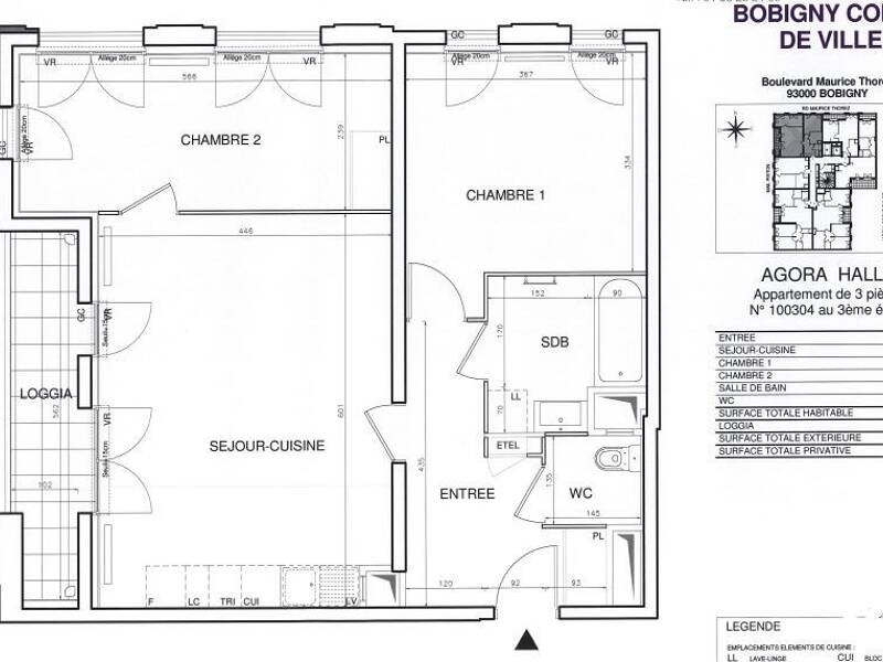 Maison à louer, 68m², BOBIGNY
