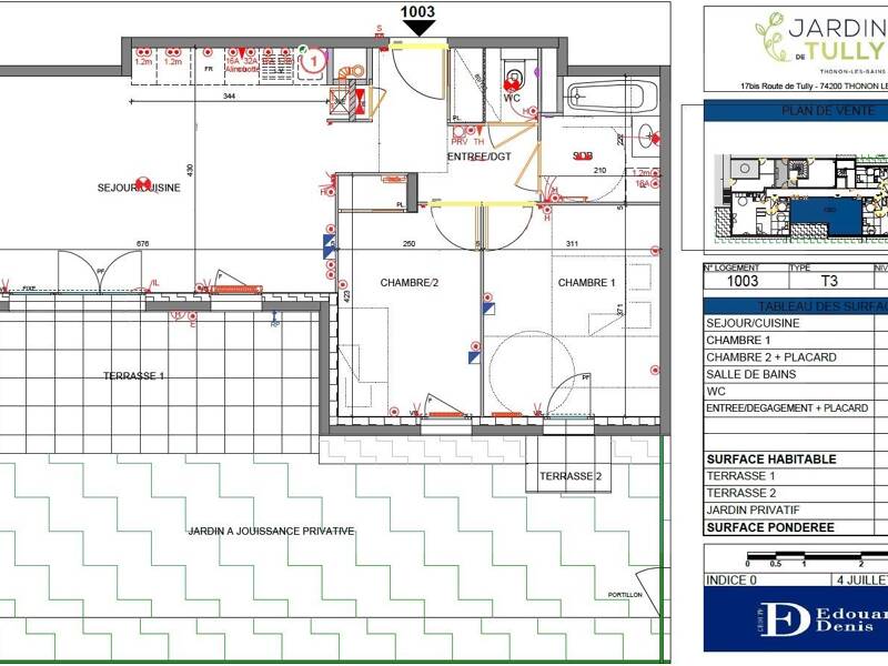 Maison à louer, 61m², THONON LES BAINS