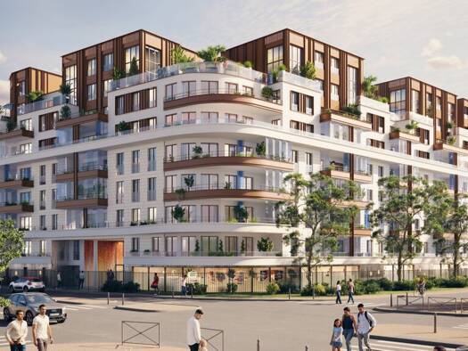 Appartement à vendre - neuf 410 800 € 5 pièces 90 m² 7 étages dès le 01/04/2029 Villeneuve-la-Garenne 92390